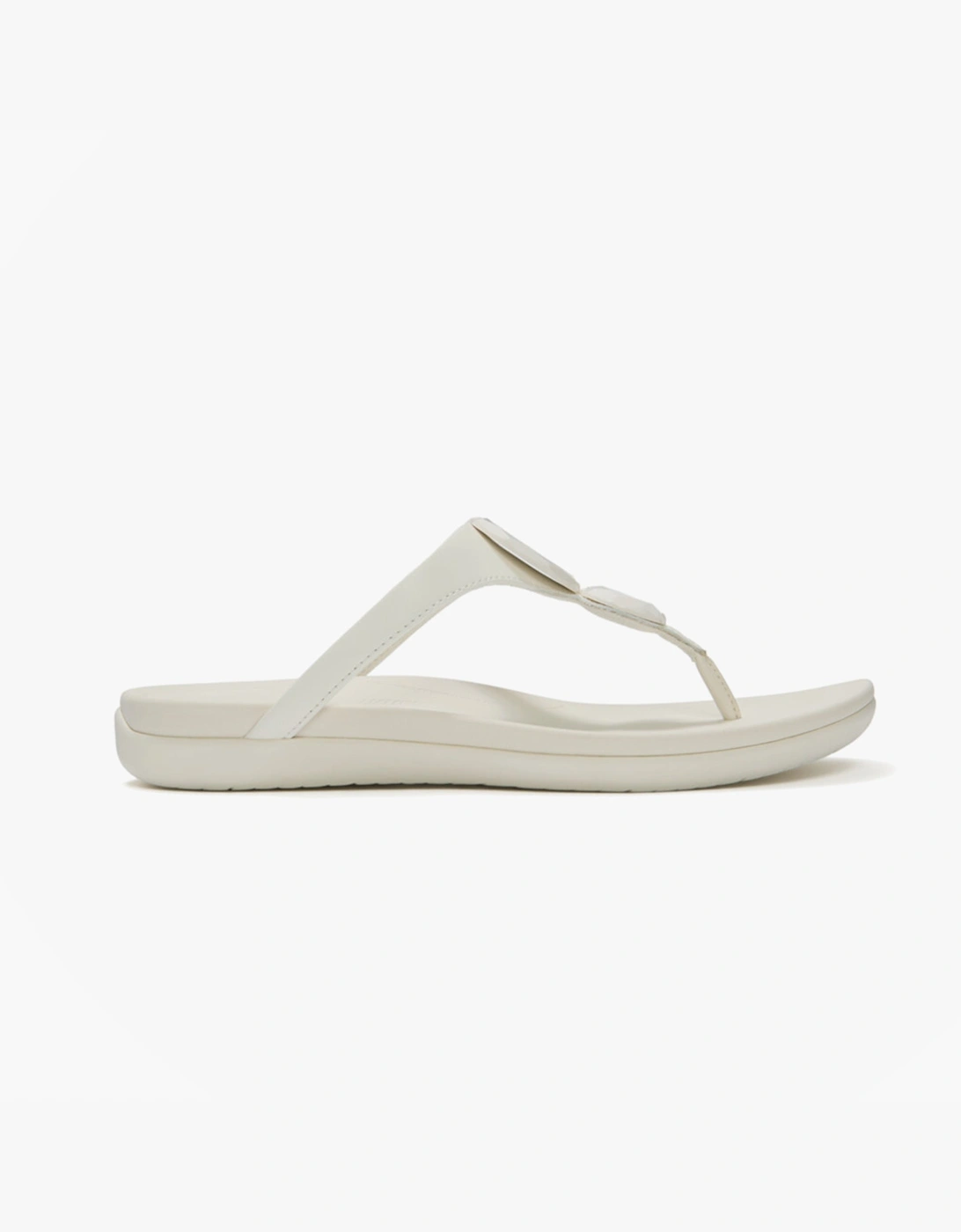 FitFlop SOLAY GLOSSY Womens Flip-flops Cream