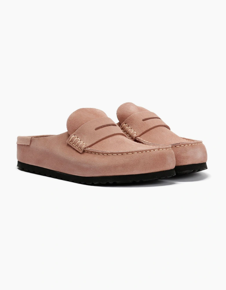 Birkenstock Naples Suede Women's Pink Clay Regular Clogs