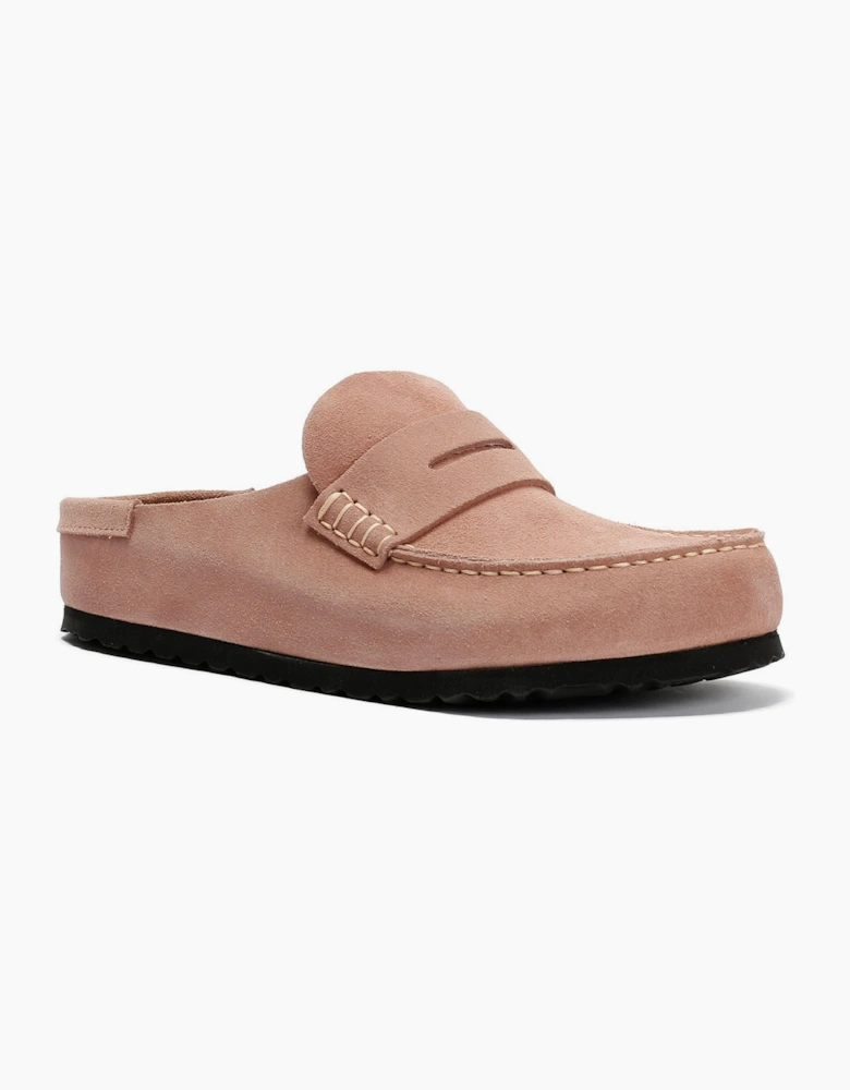 Birkenstock Naples Suede Women's Pink Clay Regular Clogs