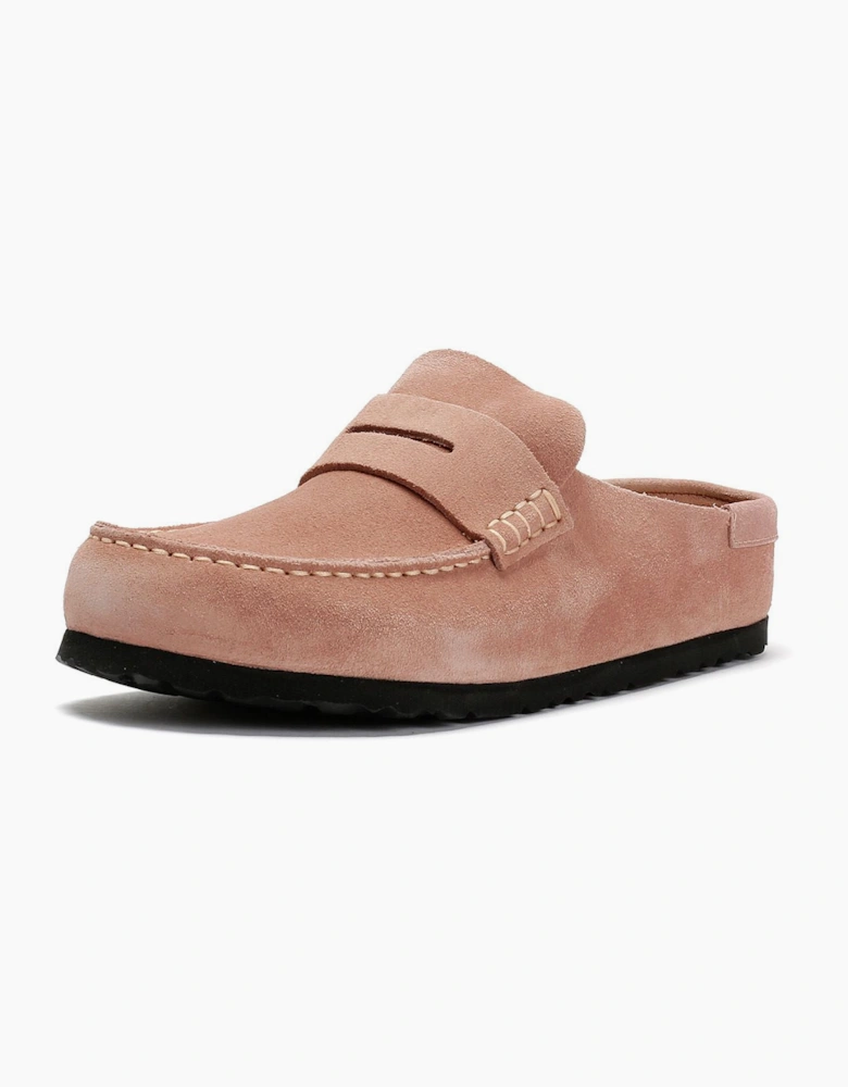 Birkenstock Naples Suede Women's Pink Clay Regular Clogs