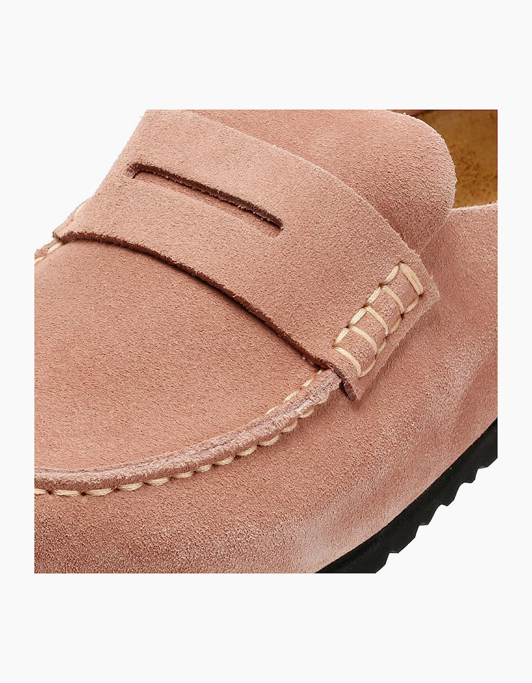 Birkenstock Naples Suede Women's Pink Clay Regular Clogs
