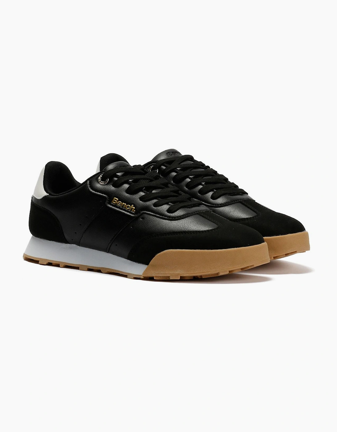 Bench Murray Men's Black/Gum Trainers, 9 of 8