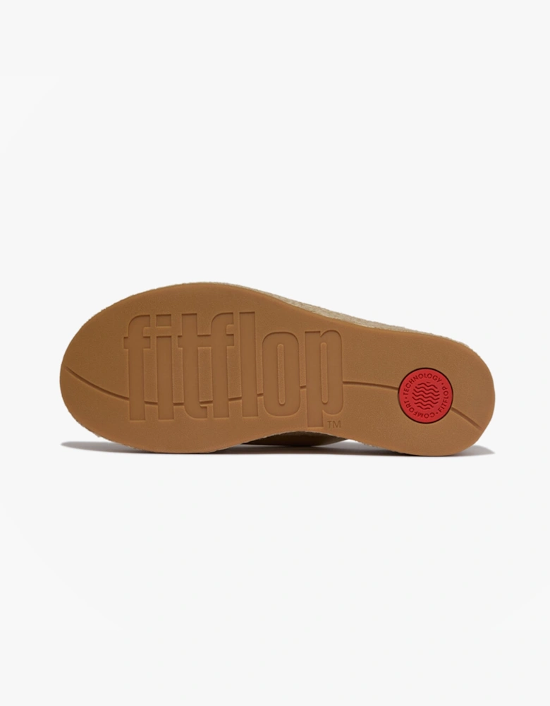 FitFlop PLATFFORMS ESPADRILLES Womens Mules Sandals Platino