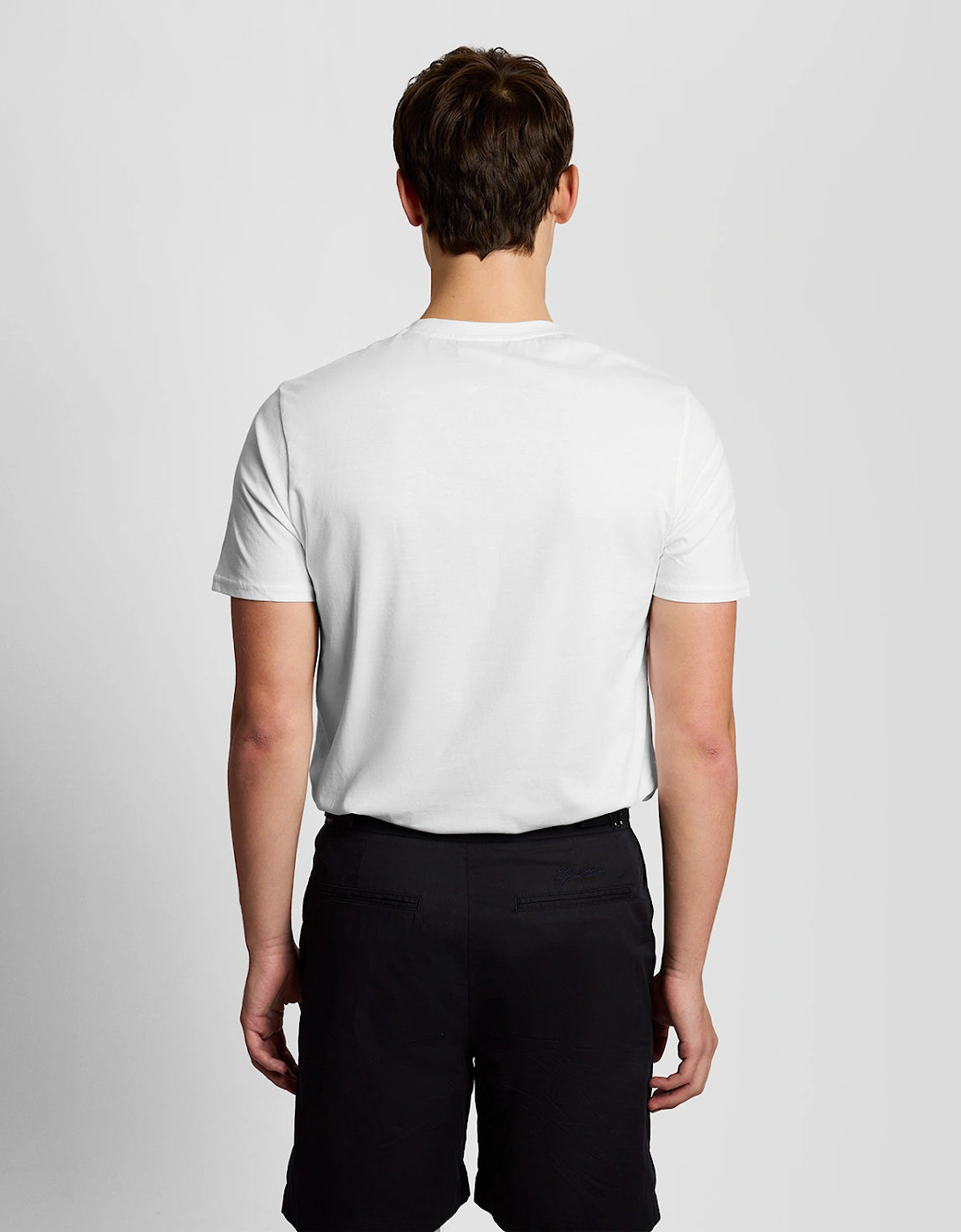 Lyle & Scott Superfine Mens Graphic T-Shirt - 626 White
