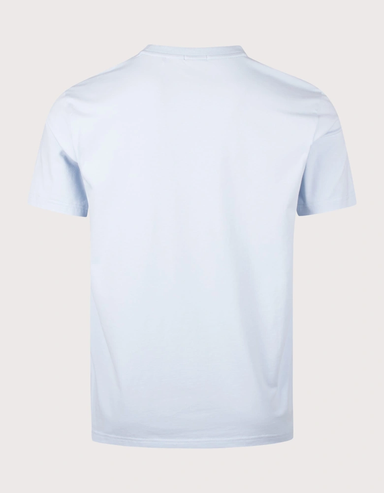 Regular Fit Globe Logo Pattern T-Shirt