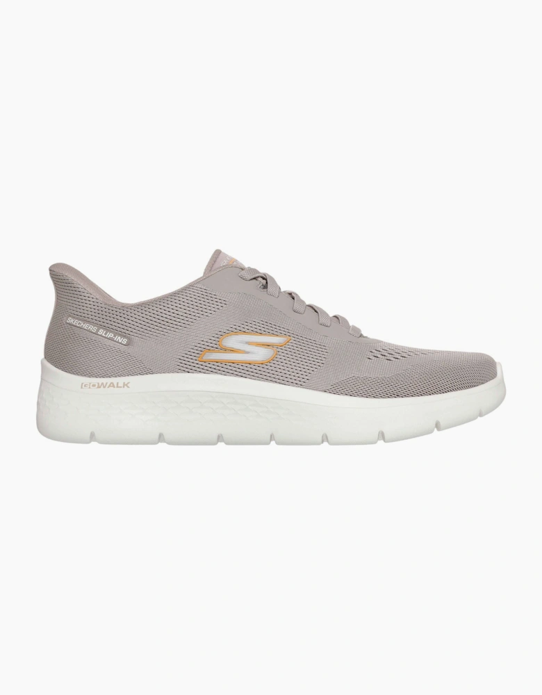Skechers Go Walk Flex Polyester Men's Taupe Trainers