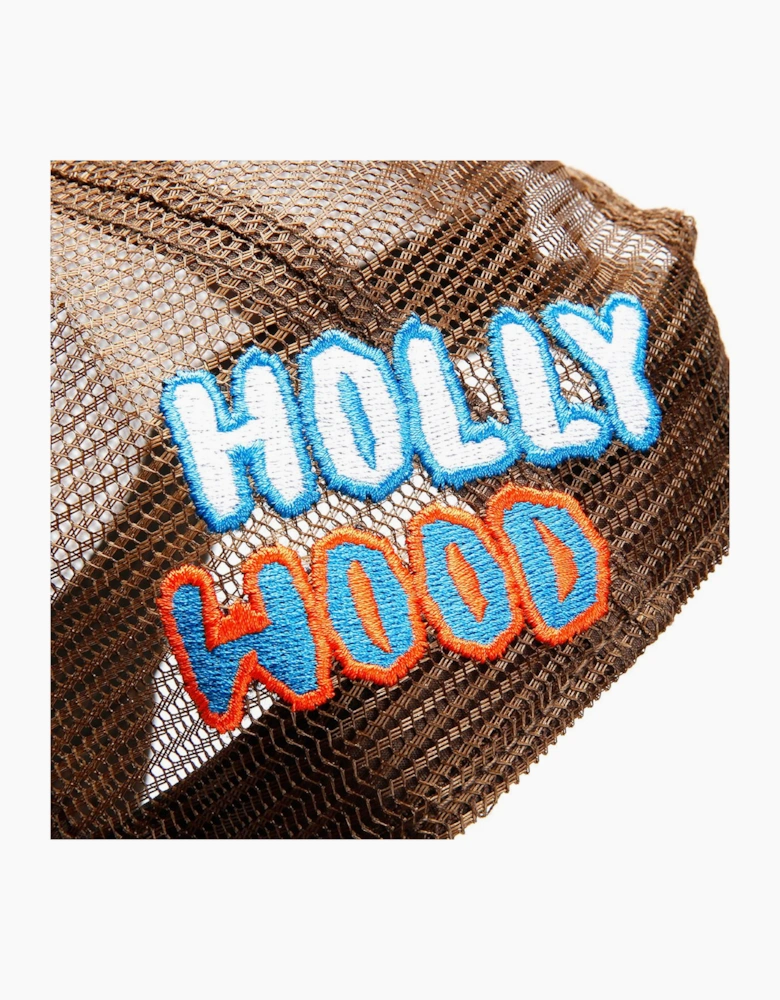 Von Dutch Velvet Trucker Brown/Red/Blue Caps
