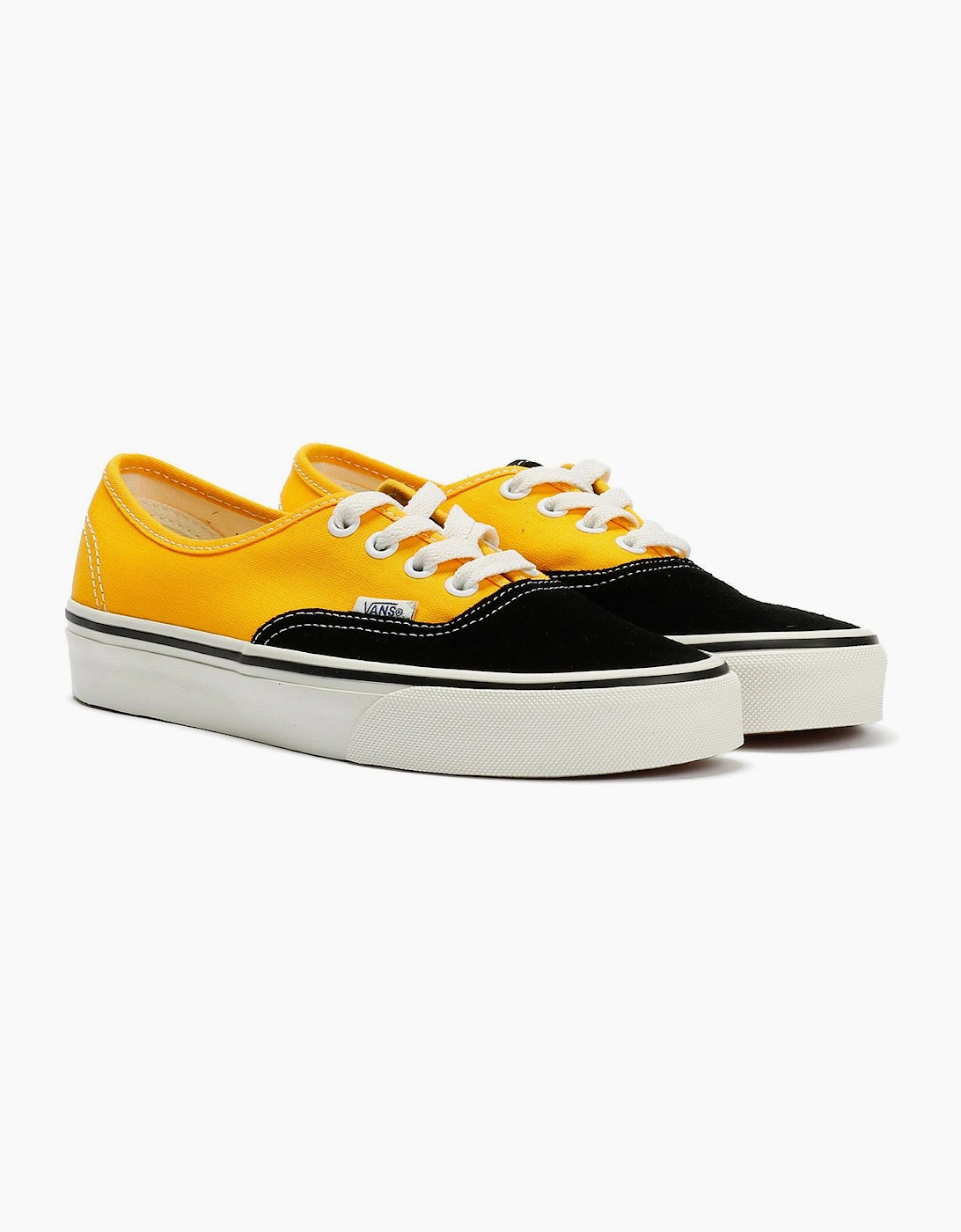 Vans Unisex Yellow Authentic Primary Multi /Black Trainers  8 Size 8