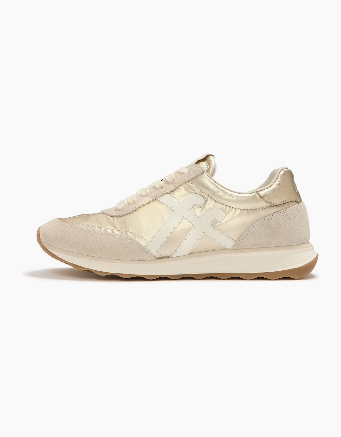 Fitflop Retro-Q FF Nylon Women's Platino Trainers