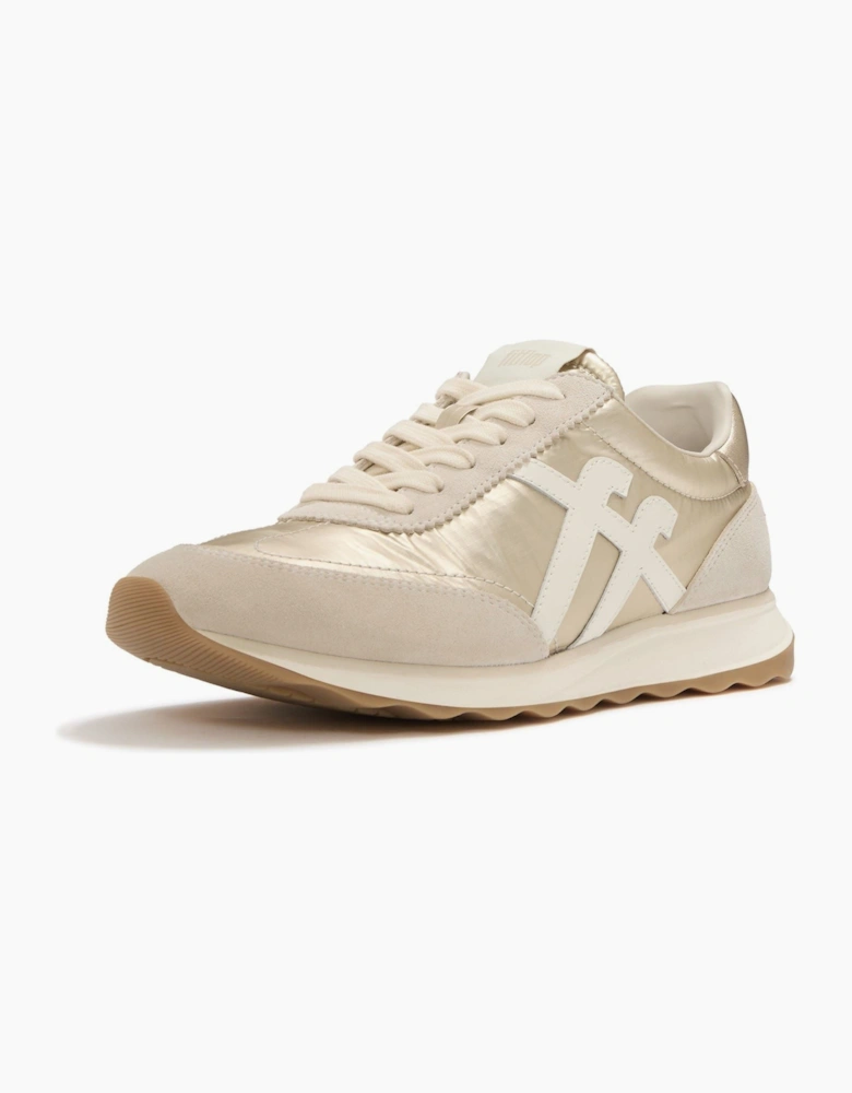 Fitflop Retro-Q FF Nylon Women's Platino Trainers