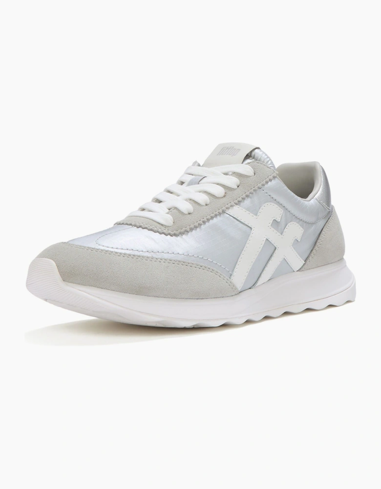 Fitflop(GARD) (18713291) (18713291) (44311-83053) WHITE RETRO-Q FF SNEAKER WHITE size 4