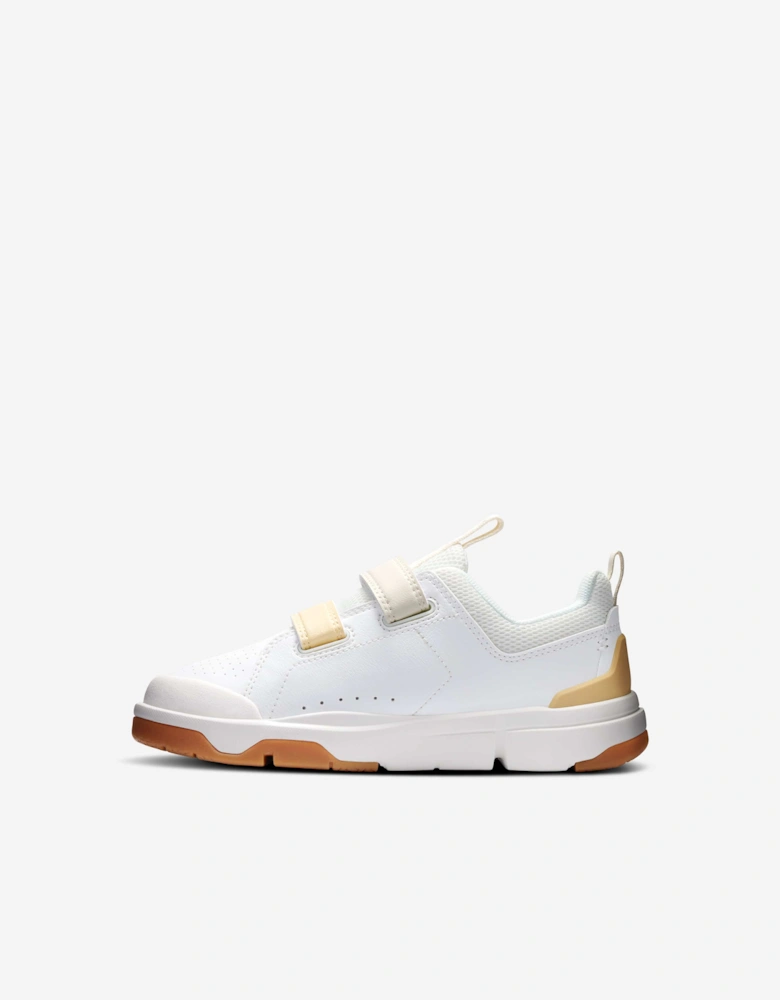 On Running Kids THE ROGER Trainers in Ivory