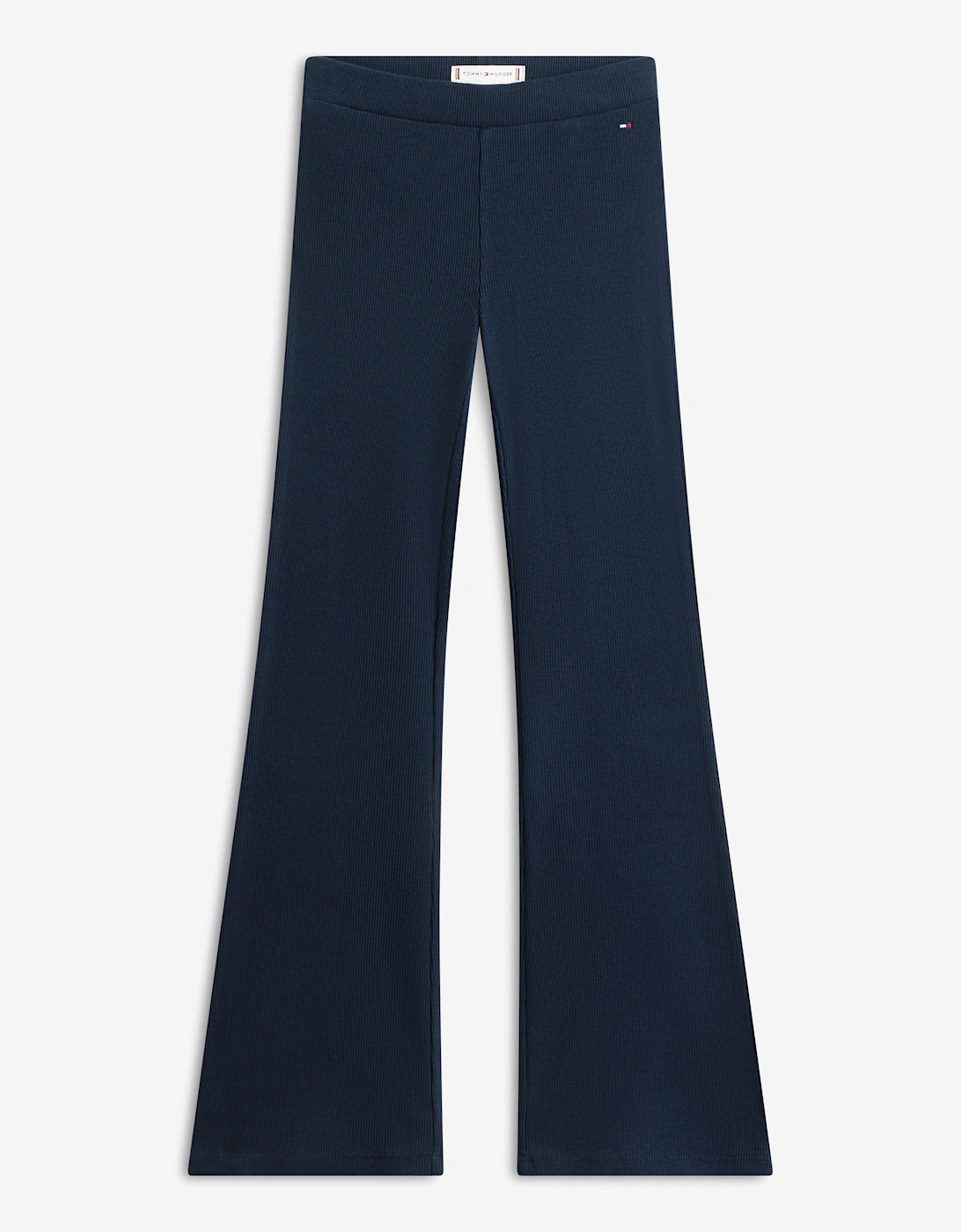 Tommy Hilfiger Girls Rib Flare Leggings in Navy