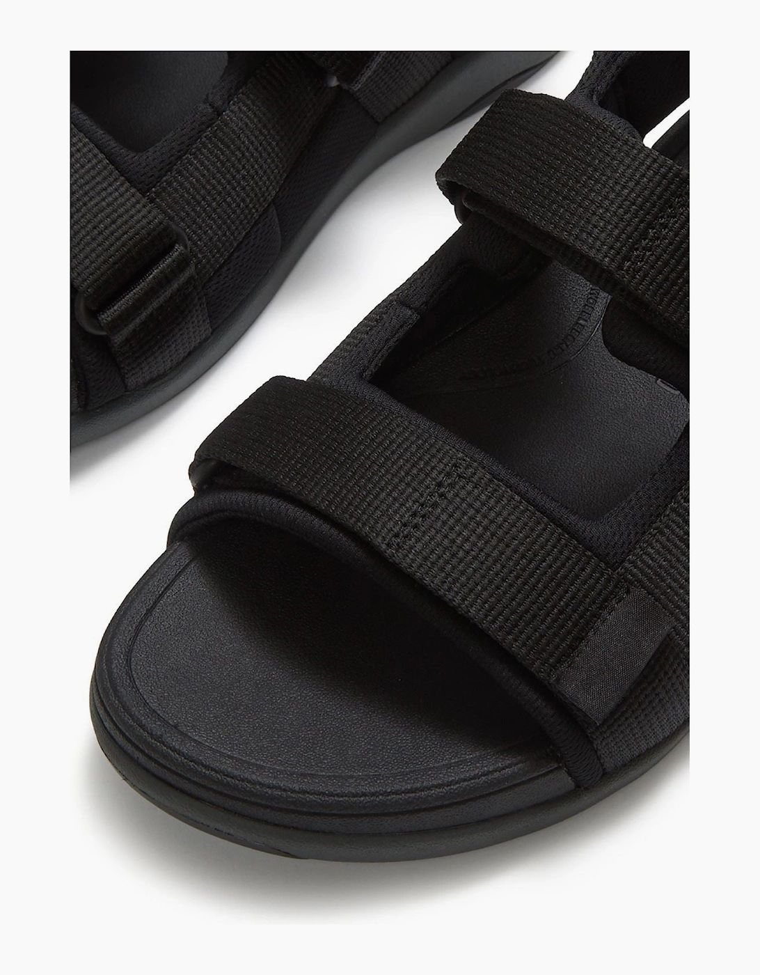 Fitflop F-Mode Go Polyester Men's Black Sandals