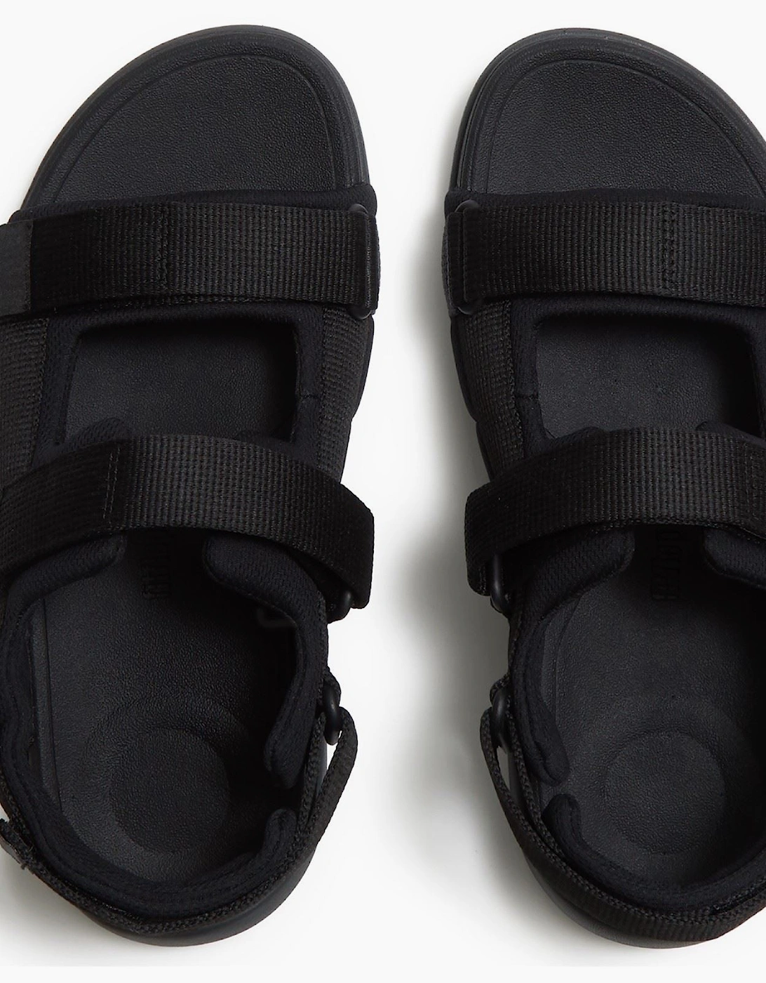 Fitflop F-Mode Go Polyester Men's Black Sandals