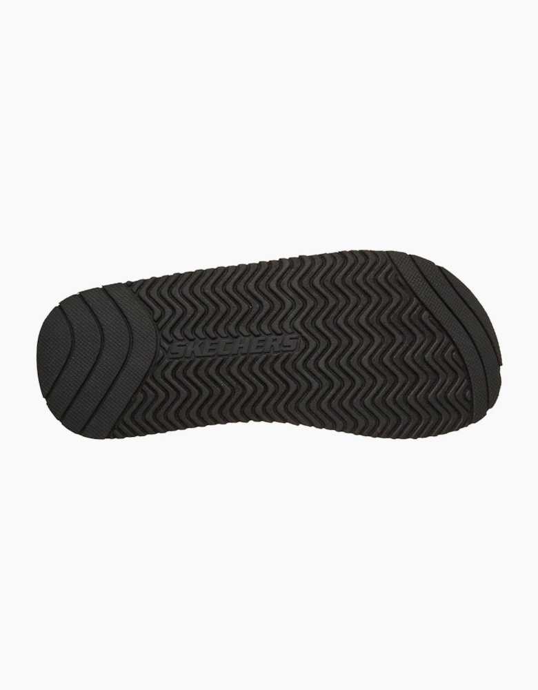 Skechers Quill Textile Men's Black Flip Flops