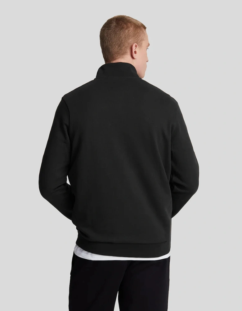 Lyle & Scott Loopback Quarter-Zip Sweatshirt - Jet Black