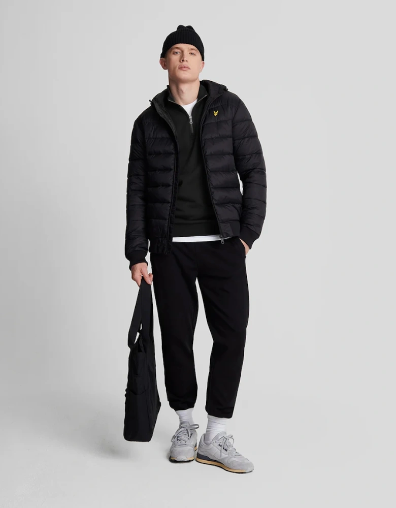 Lyle & Scott Loopback Quarter-Zip Sweatshirt - Jet Black