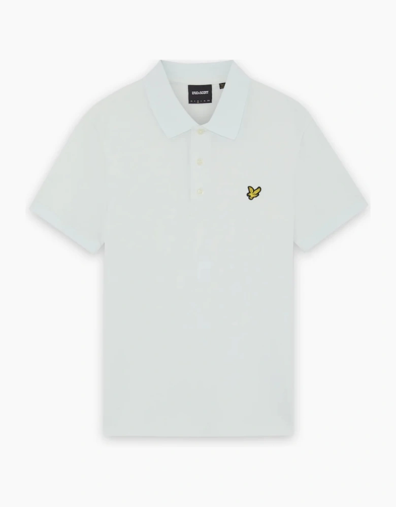 Lyle & Scott Cotton Polo Shirt - Blue Ice
