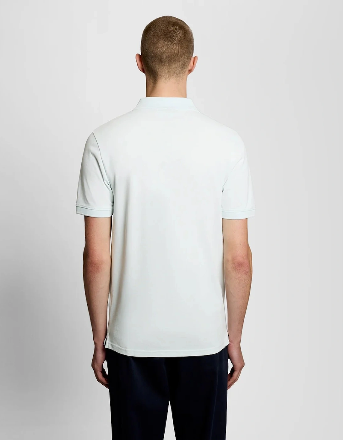 Lyle & Scott Cotton Polo Shirt - Blue Ice