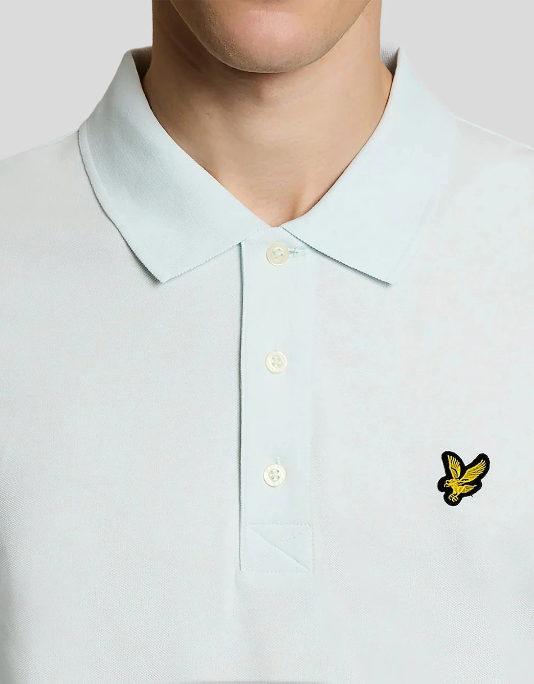 Lyle & Scott Cotton Polo Shirt - Blue Ice