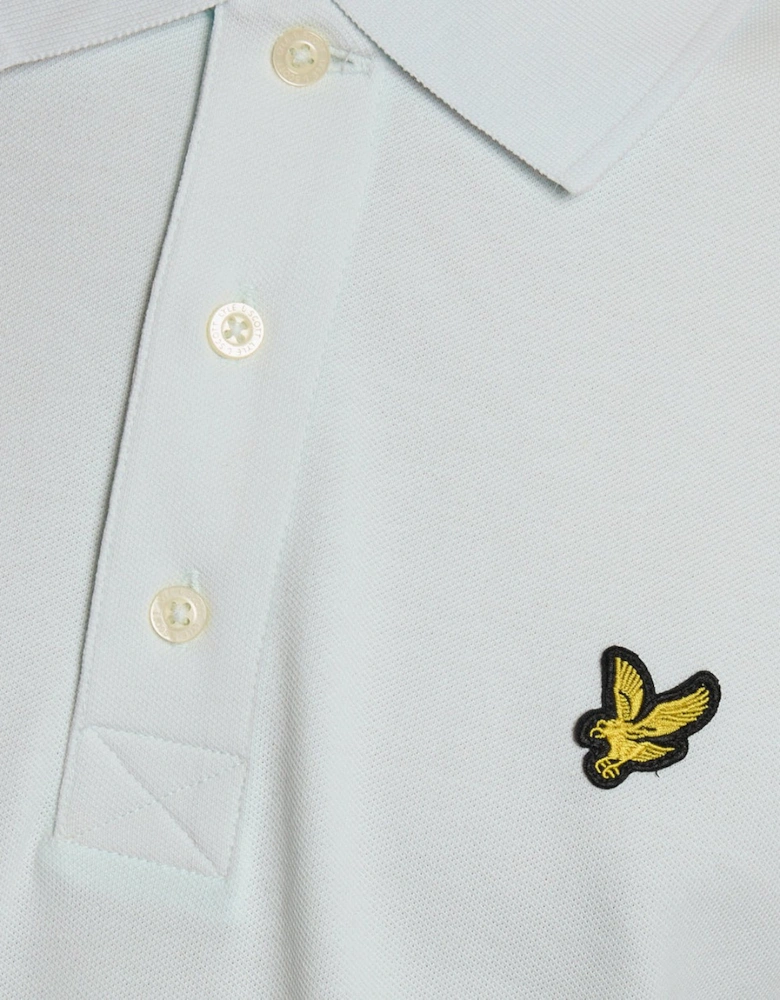 Lyle & Scott Cotton Polo Shirt - Blue Ice