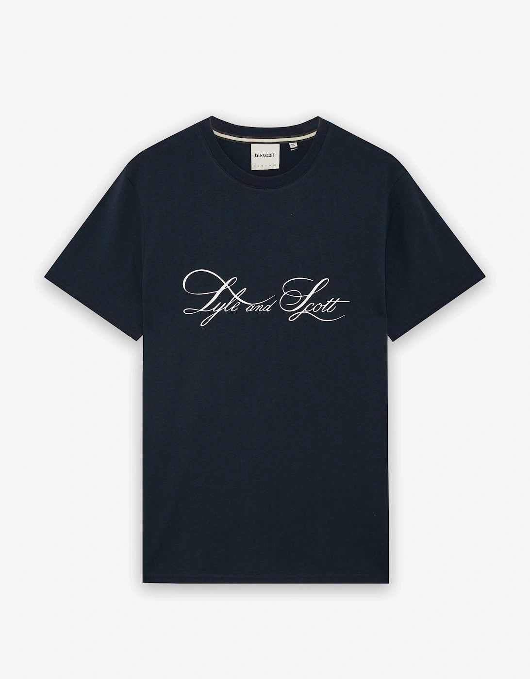 Lyle & Scott Superfine Mens Graphic T-Shirt - X898 Carbon