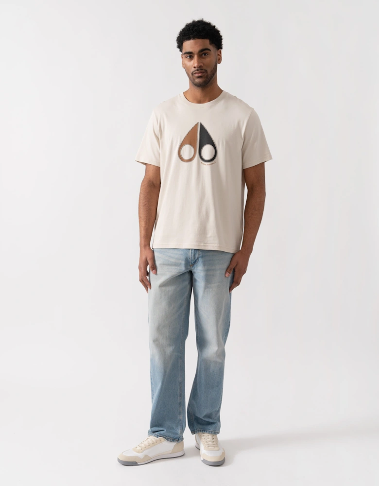 Moose Knuckles Tandem Mens T-Shirt - Alabaster 1705