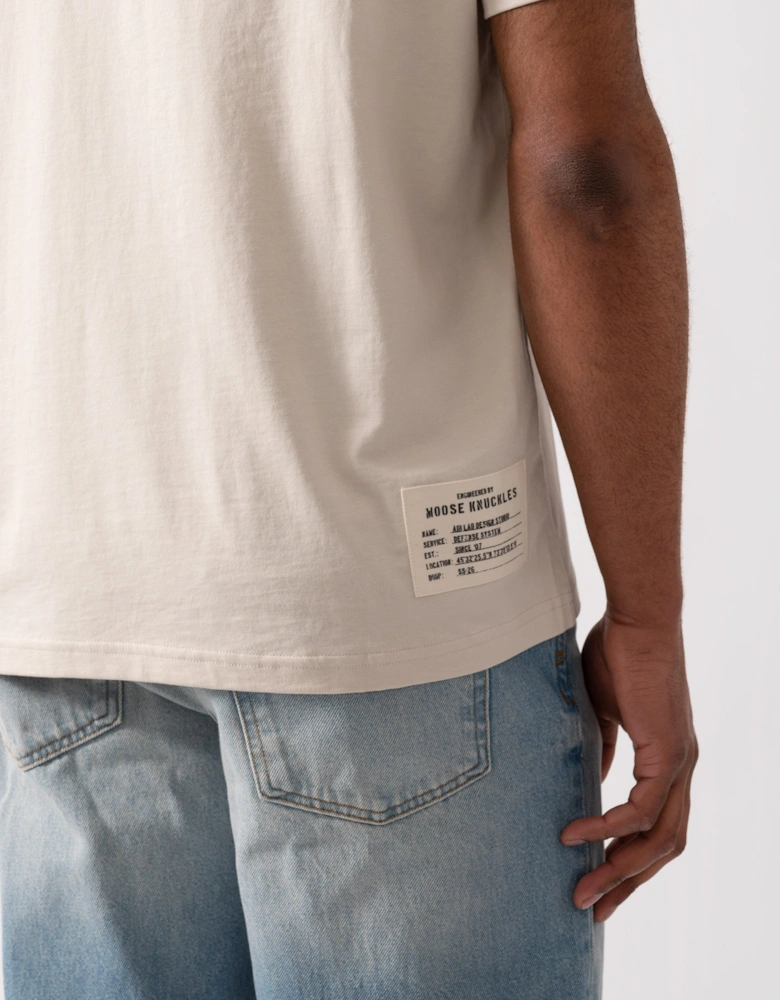 Moose Knuckles Tandem Mens T-Shirt - Alabaster 1705