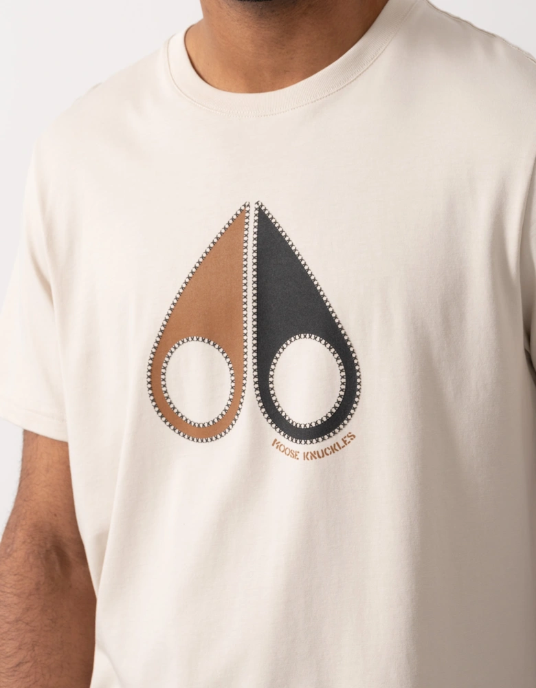 Moose Knuckles Tandem Mens T-Shirt - Alabaster 1705
