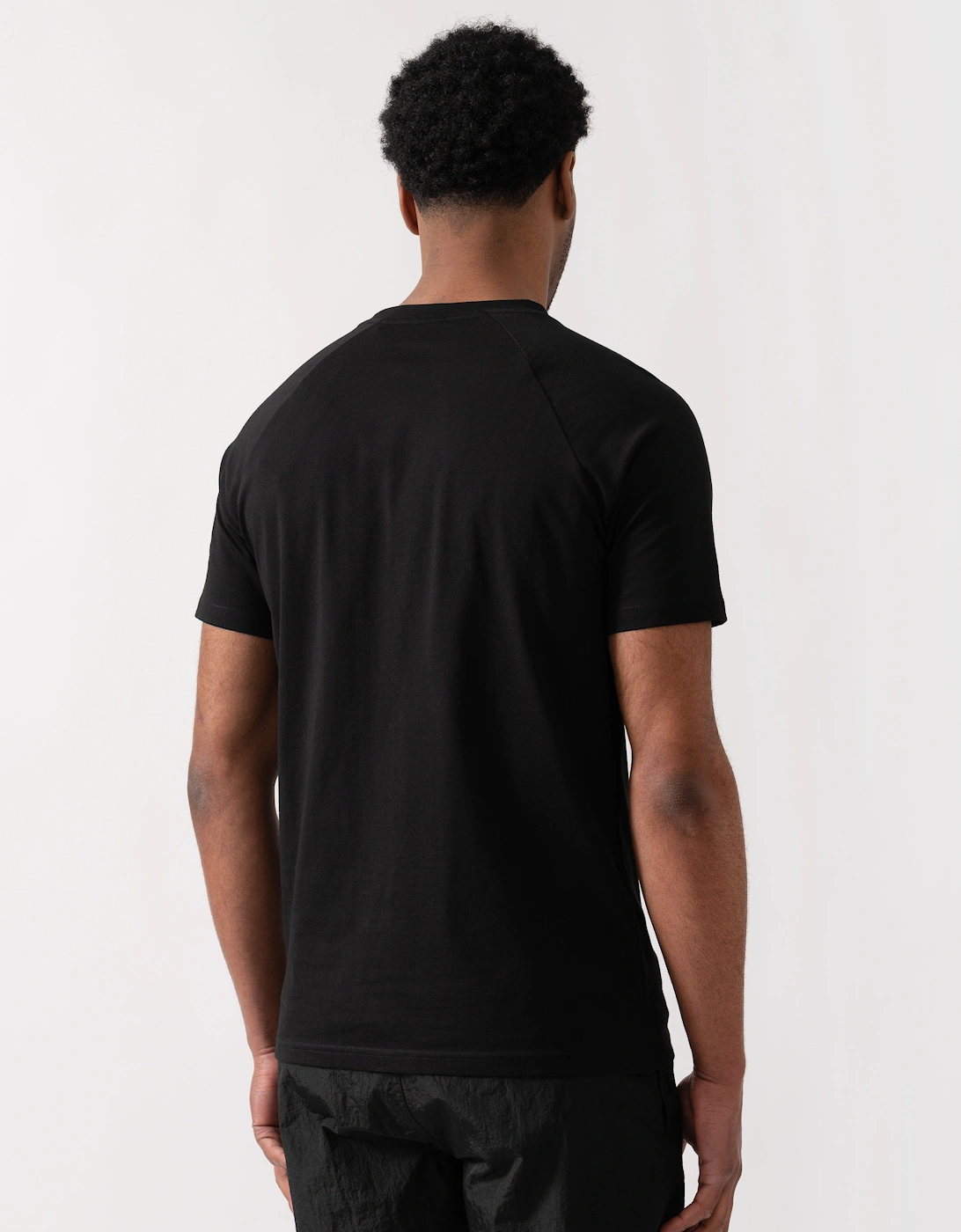 BOSS Orange Mens Slim Fit Beach T-Shirt - Black 005