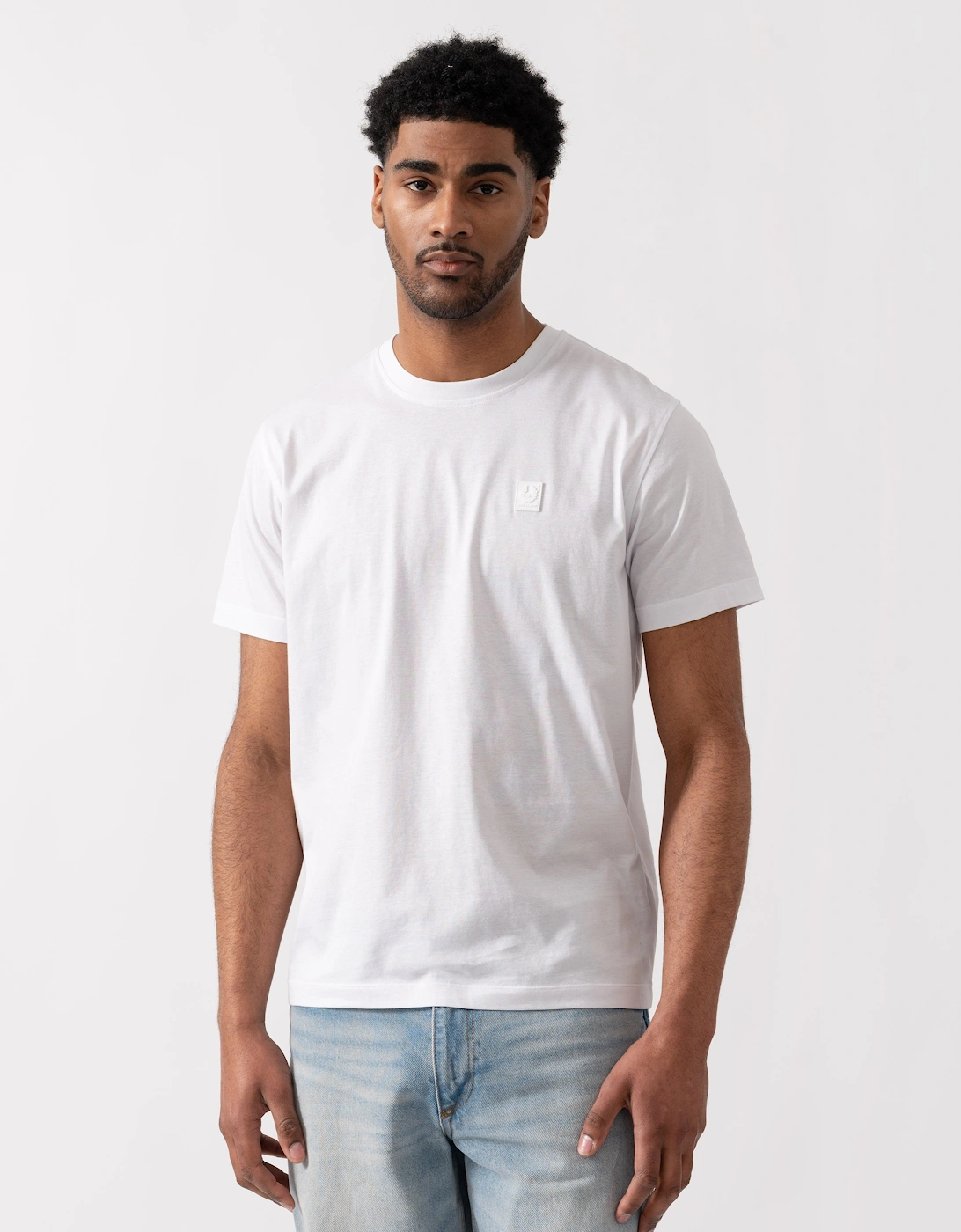 Belstaff Men's White Steel T-Shirt - Size: 42