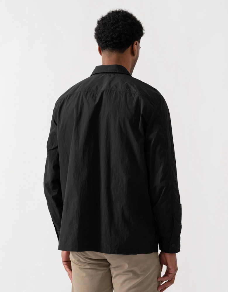 BOSS Orange Lotape Mens Long Sleeve Shirt - Black 001