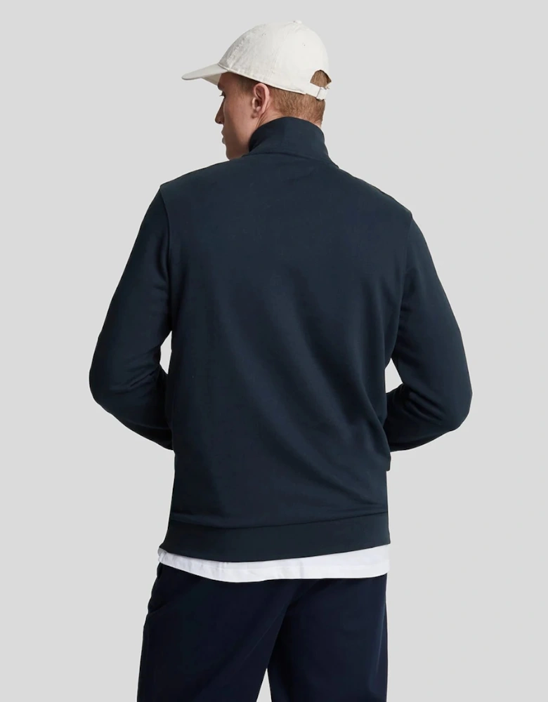 Lyle & Scott Loopback Quarter-Zip Sweatshirt - Dark Navy