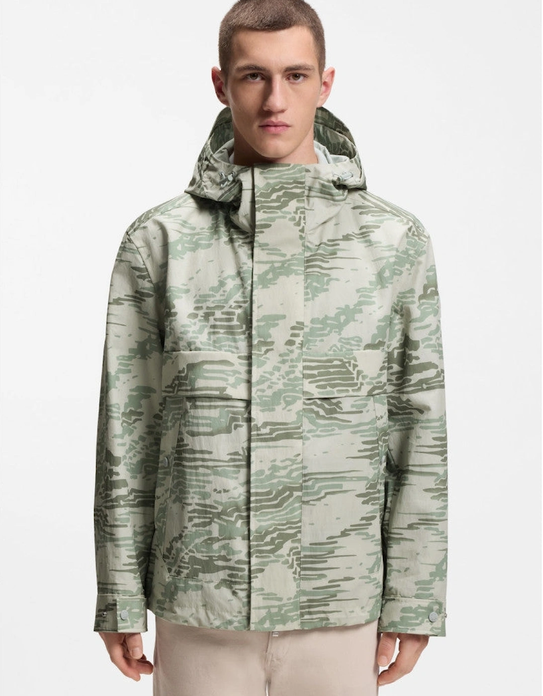 BOSS Orange Ocombo Jacket 043 Silver