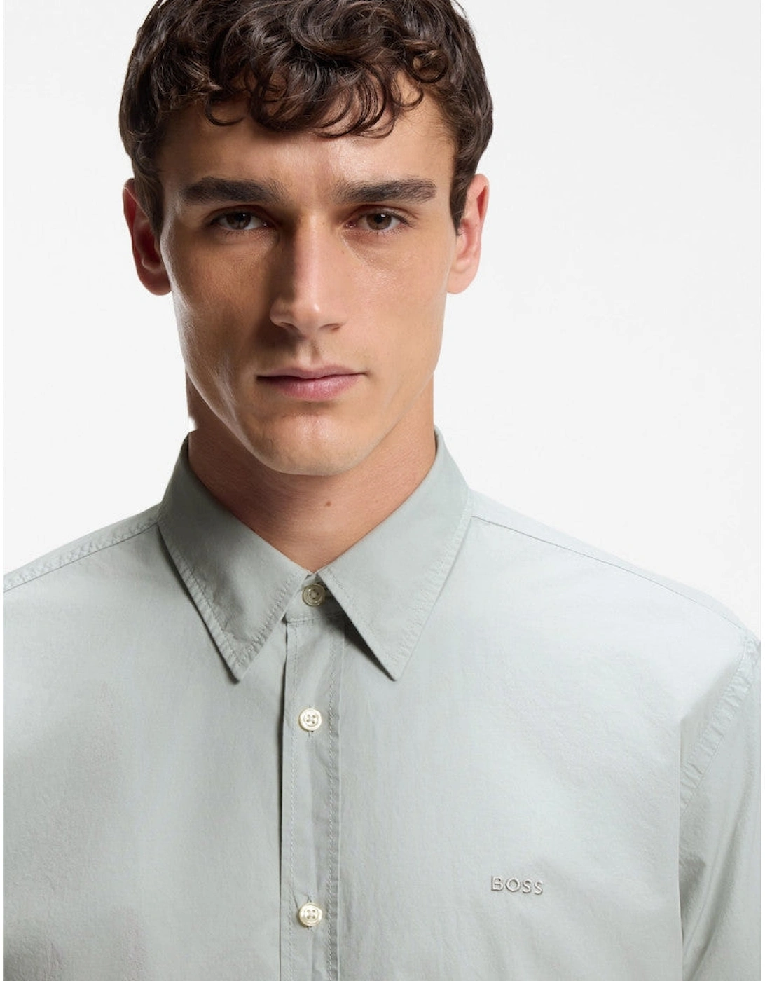 BOSS Orange Relegant 6 M Shirt 043 Silver