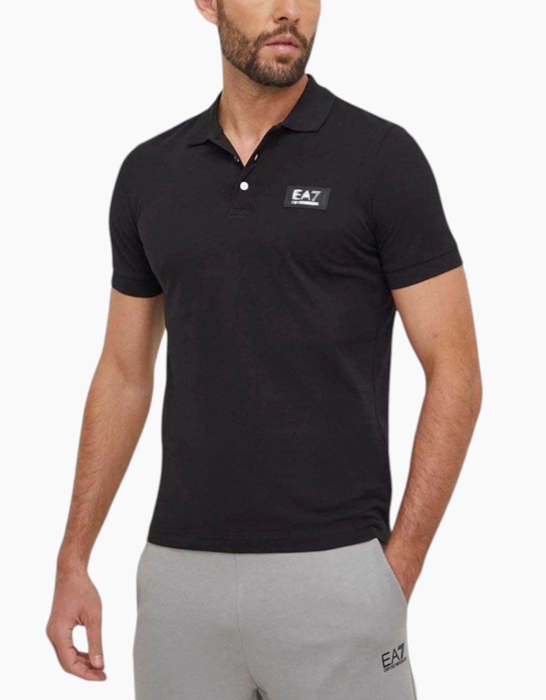 Armani Mens Polo Shirts Slim Fit Short Sleeve Cotton