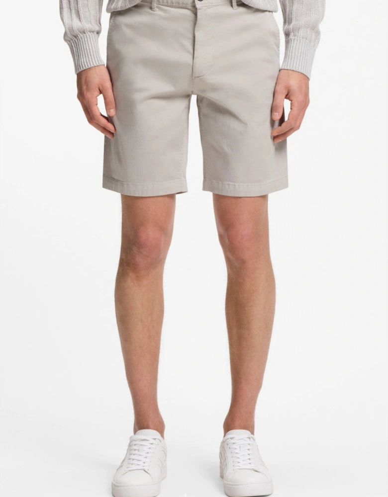 BOSS Orange Chino Slim Shorts 070 Open Grey