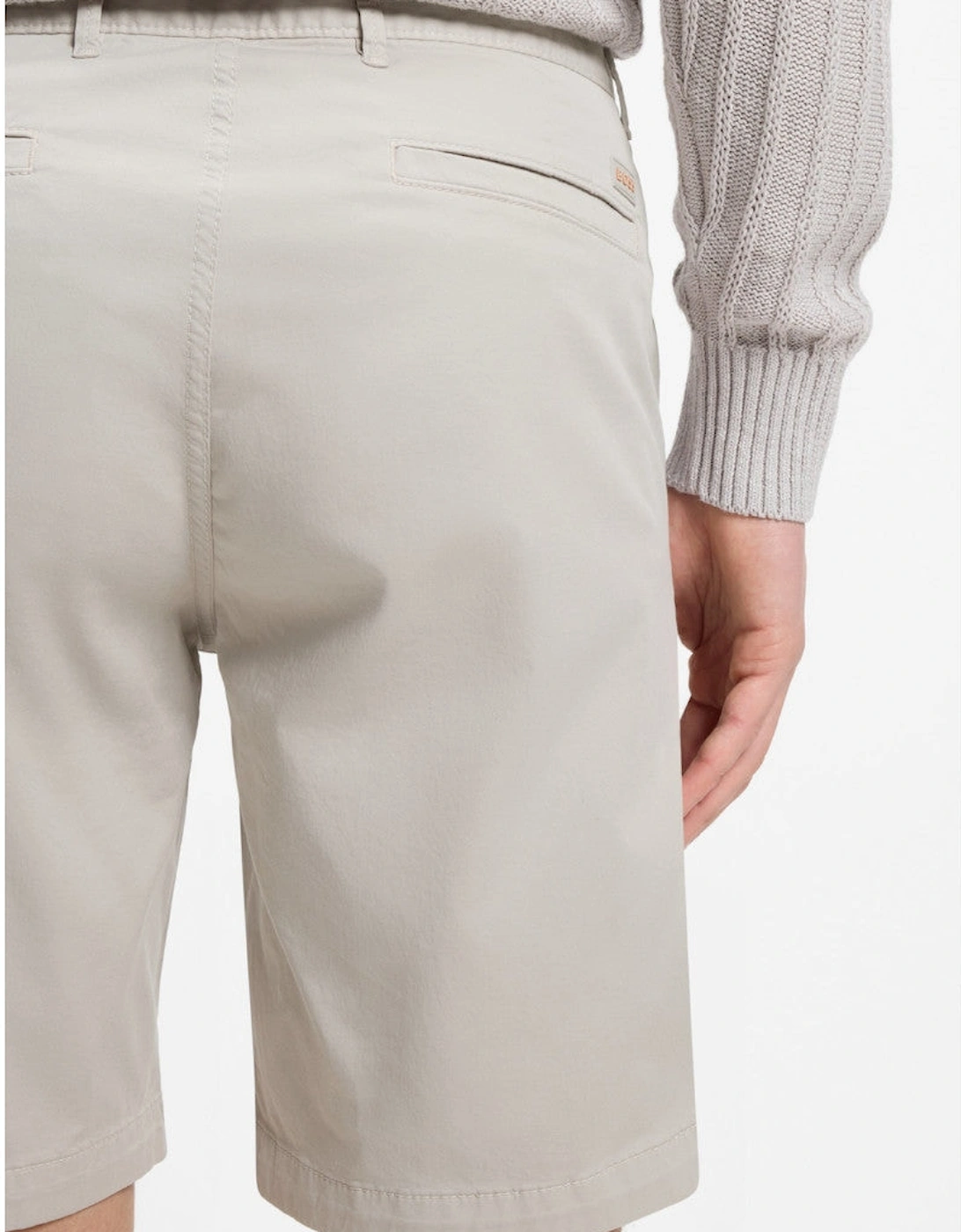 BOSS Orange Chino Slim Shorts 070 Open Grey