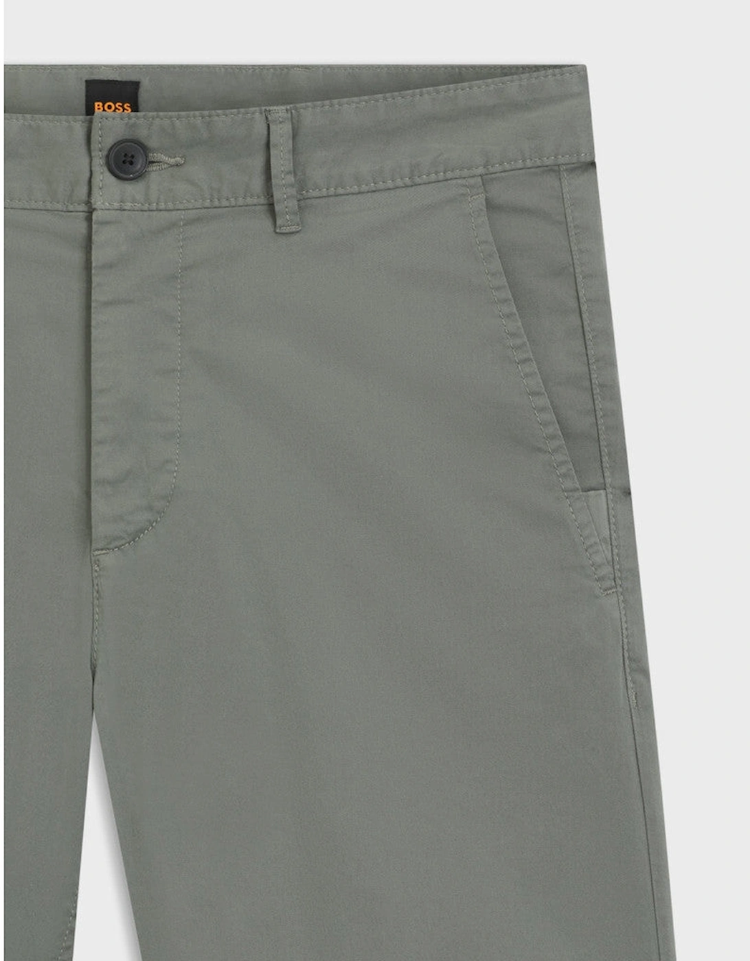 BOSS Orange Chino Slim Shorts 076 Open Grey
