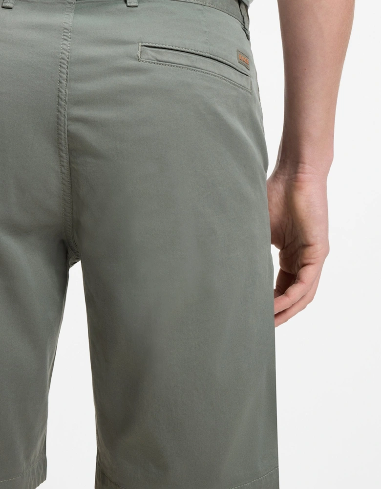 BOSS Orange Chino Slim Shorts 076 Open Grey