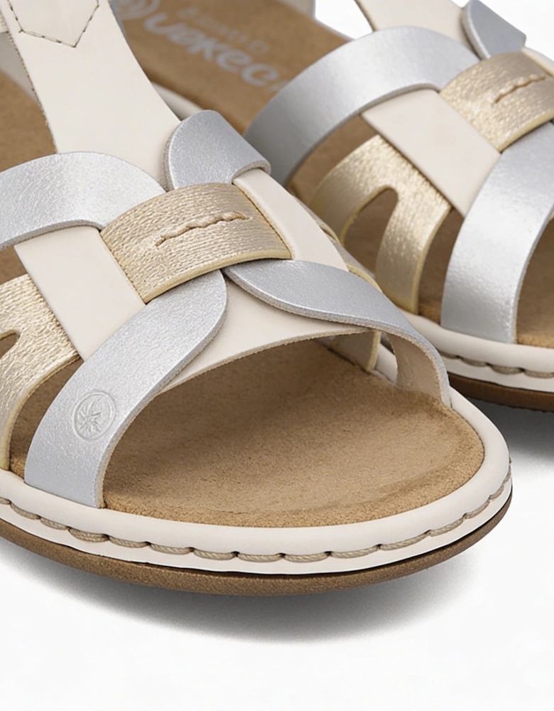 Rieker 65918 Womens Slingback Sandals Multi