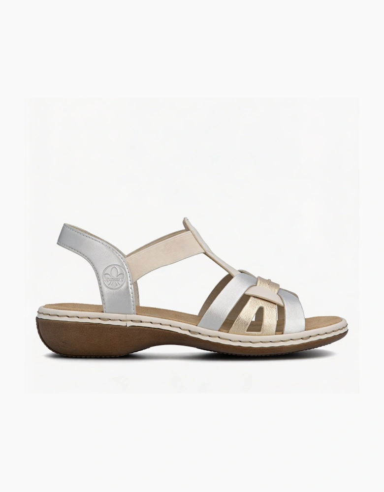 Rieker 65918 Womens Slingback Sandals Multi