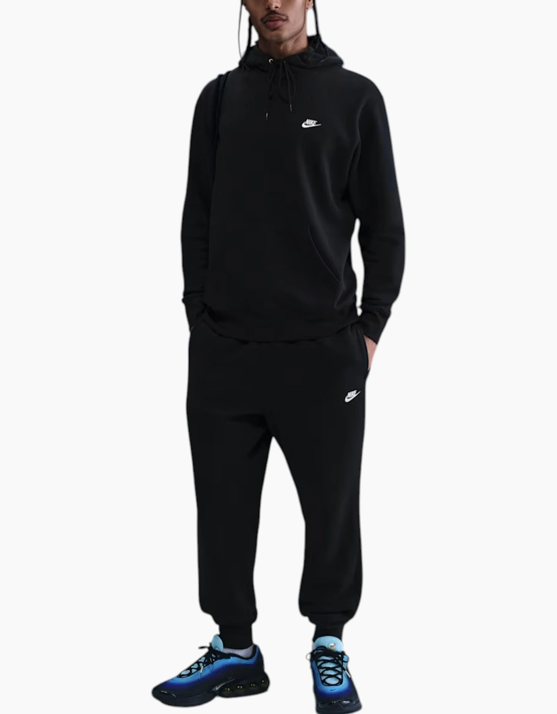 Nike Club Mens Fleece Tracksuit Set Hoodie and Joggers Sportswear