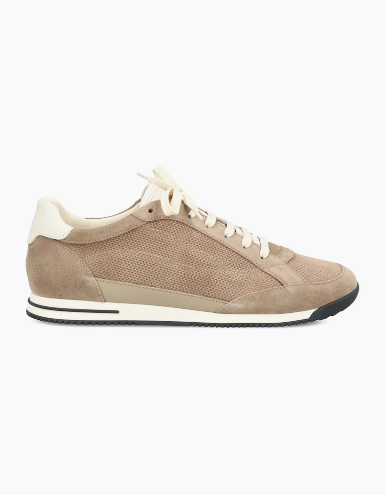 Suede Sneakers Beige