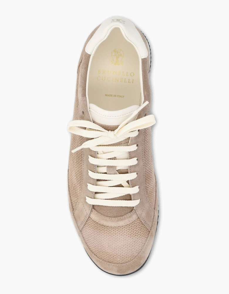 Suede Sneakers Beige