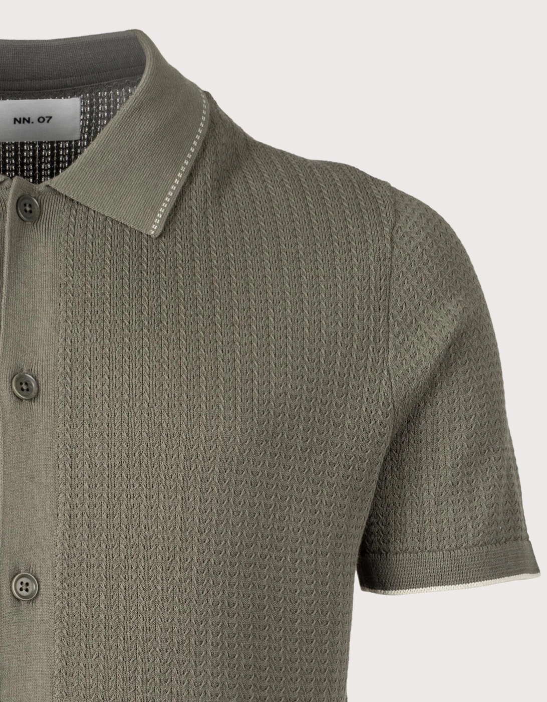 Nalo Knit Textured Stitch Shirt