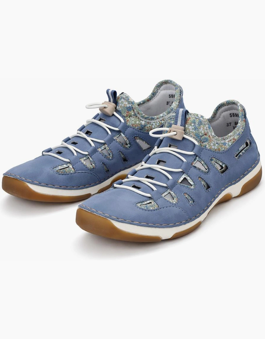 Rieker 55956 Womens Comfort Shoes Sky
