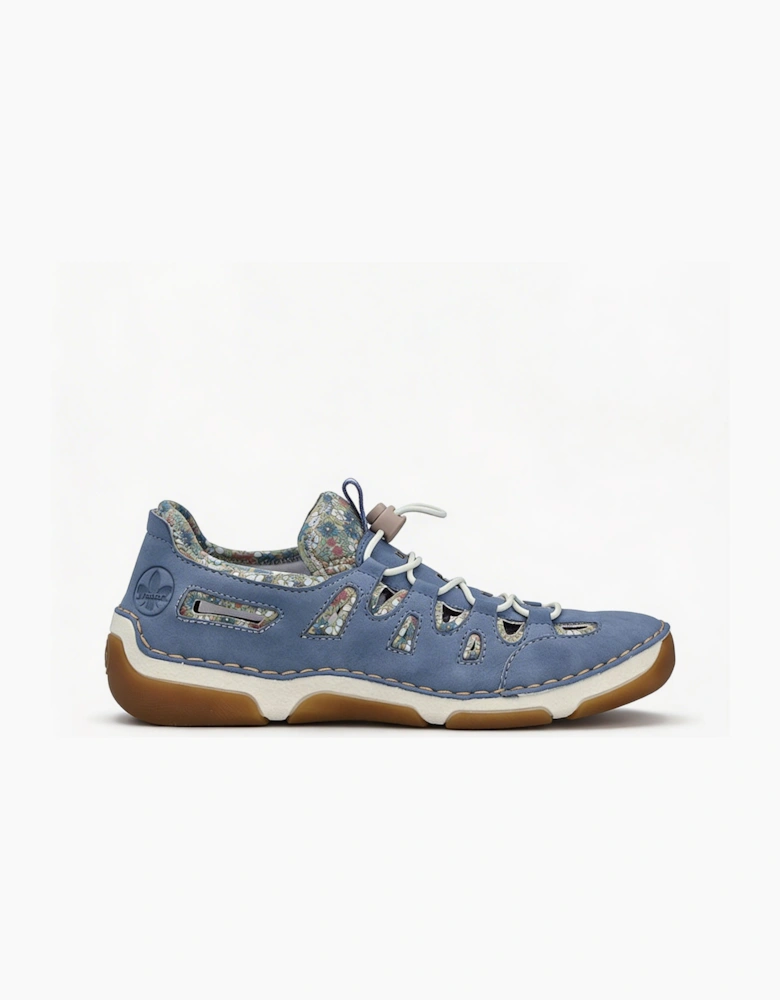 Rieker 55956 Womens Comfort Shoes Sky
