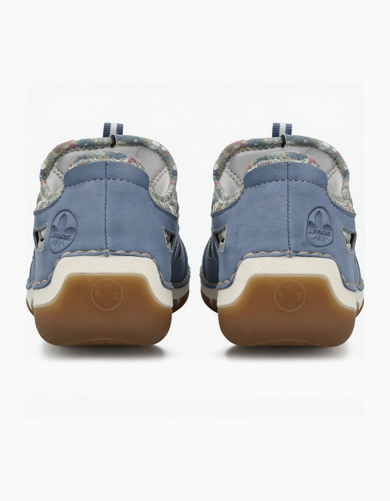 Rieker 55956 Womens Comfort Shoes Sky